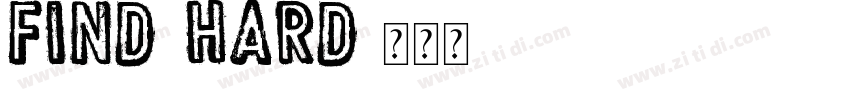 Find hard字体转换